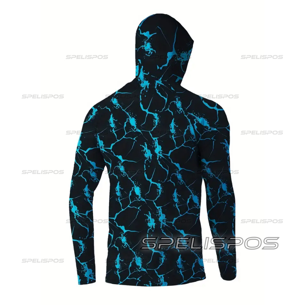 Fishing Hood Riding Tops Wear  - Running Gear Outdoor ulasan dan harga