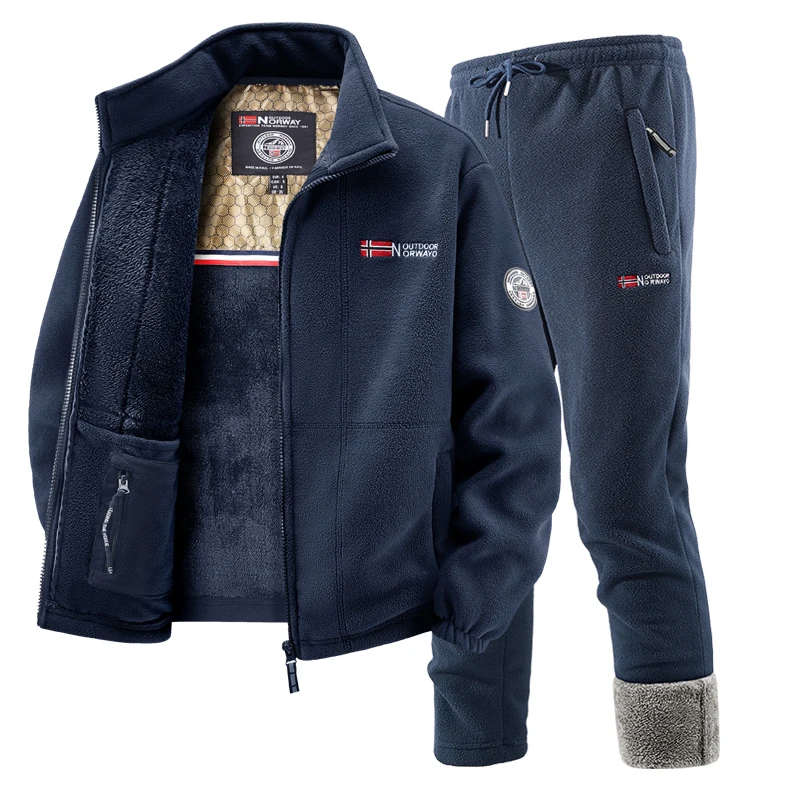 Mens Winter Fleece Tracksuit S - Running Gear For Men ulasan dan harga