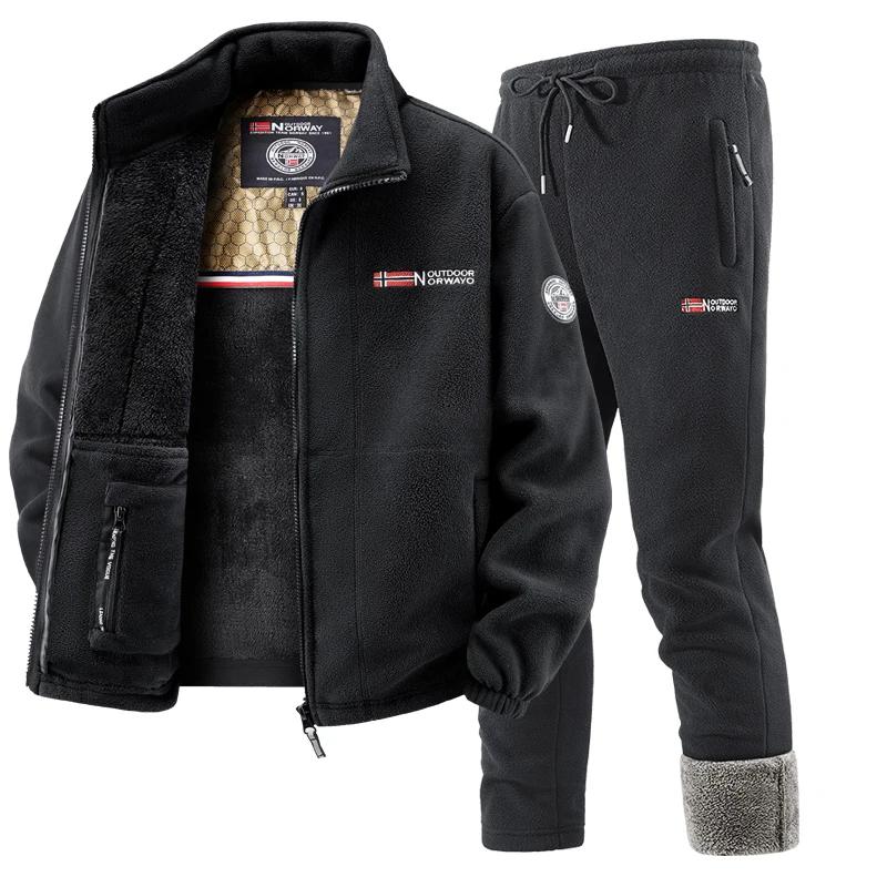 Mens Winter Fleece Tracksuit S - Running Gear For Men ulasan dan harga