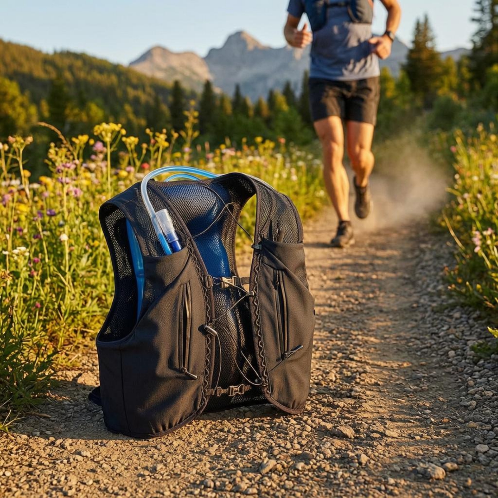 Running Vest Backpack Soft Sho - Running Gear Outdoor ulasan dan harga