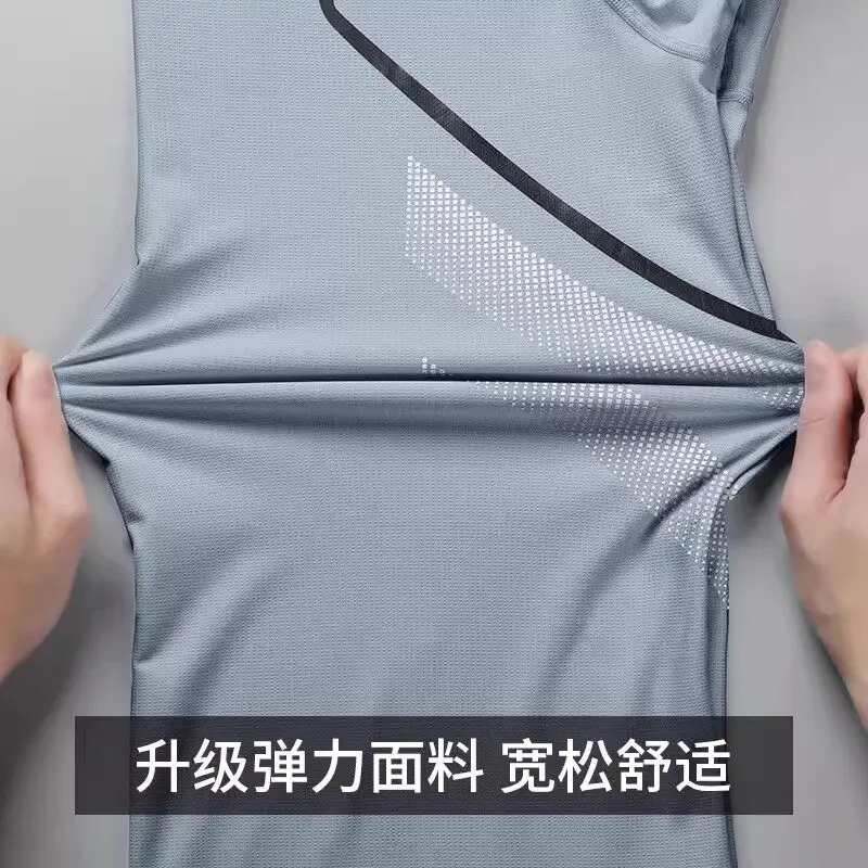 Men's Summer Sports Set Ice Si - Running Gear Women ulasan dan harga