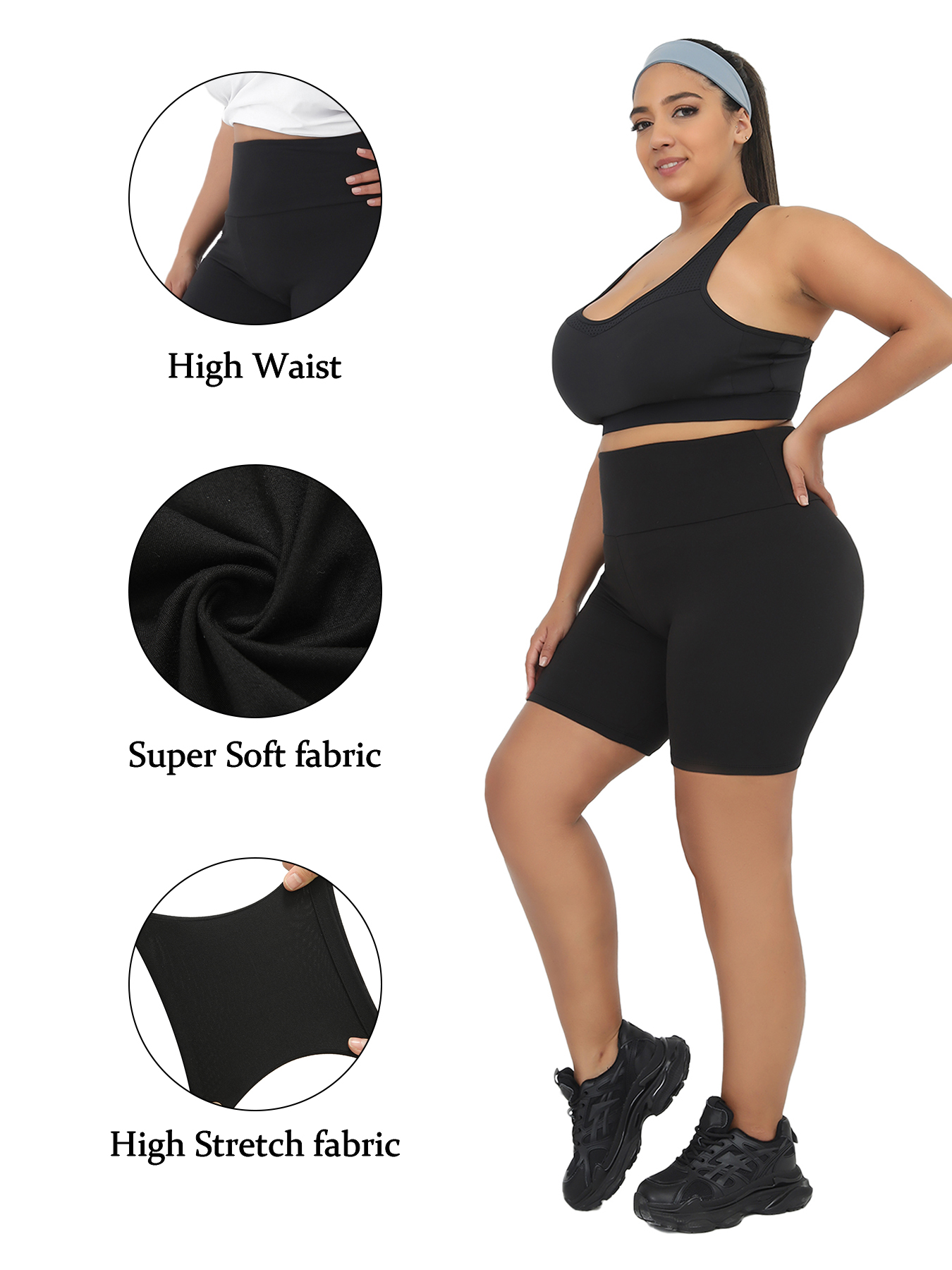 Plus Size Women's High Waisted - Running Gear Women ulasan dan harga