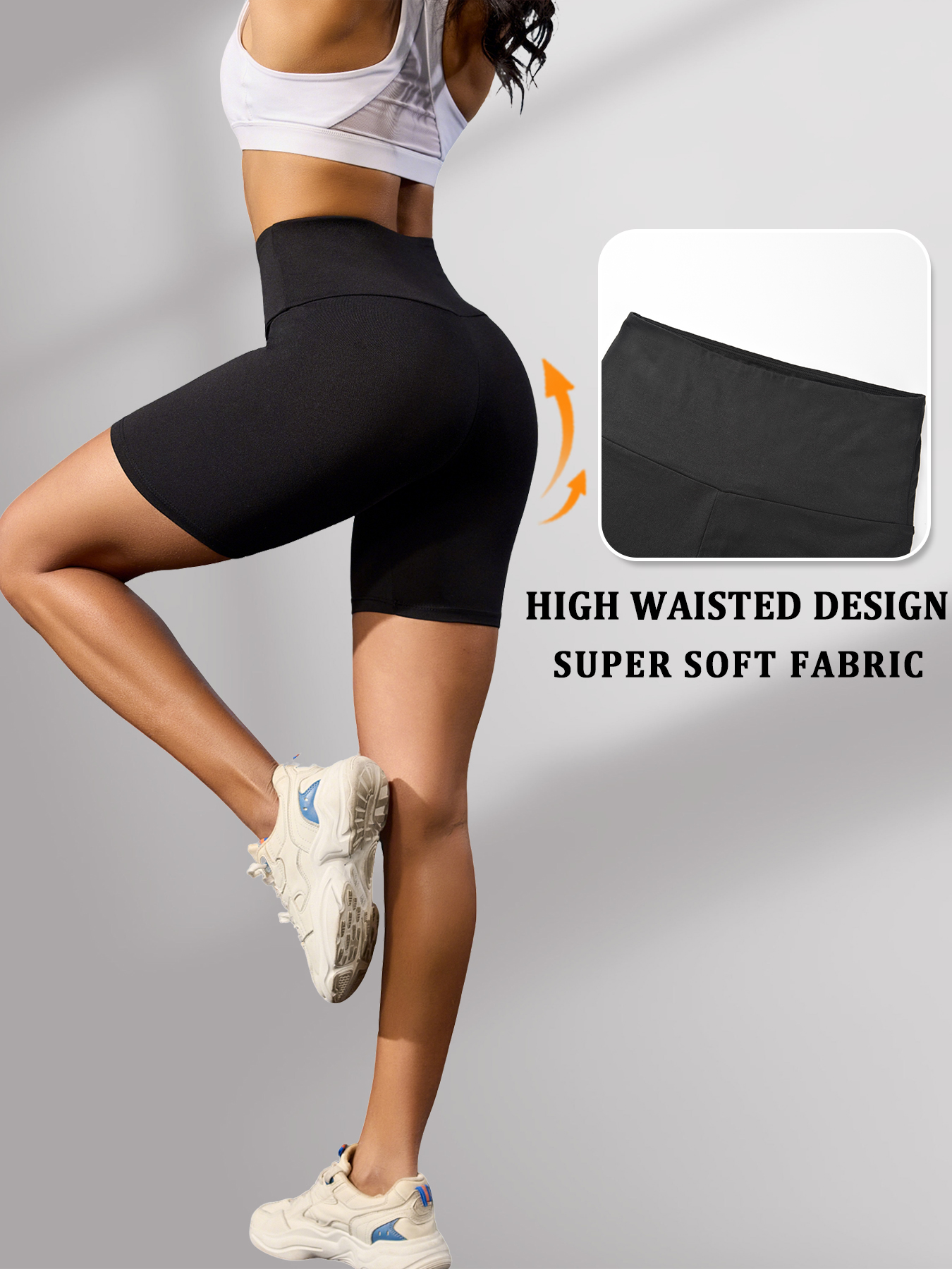 Plus Size Biker shorts for Wom - Running Gear Women ulasan dan harga