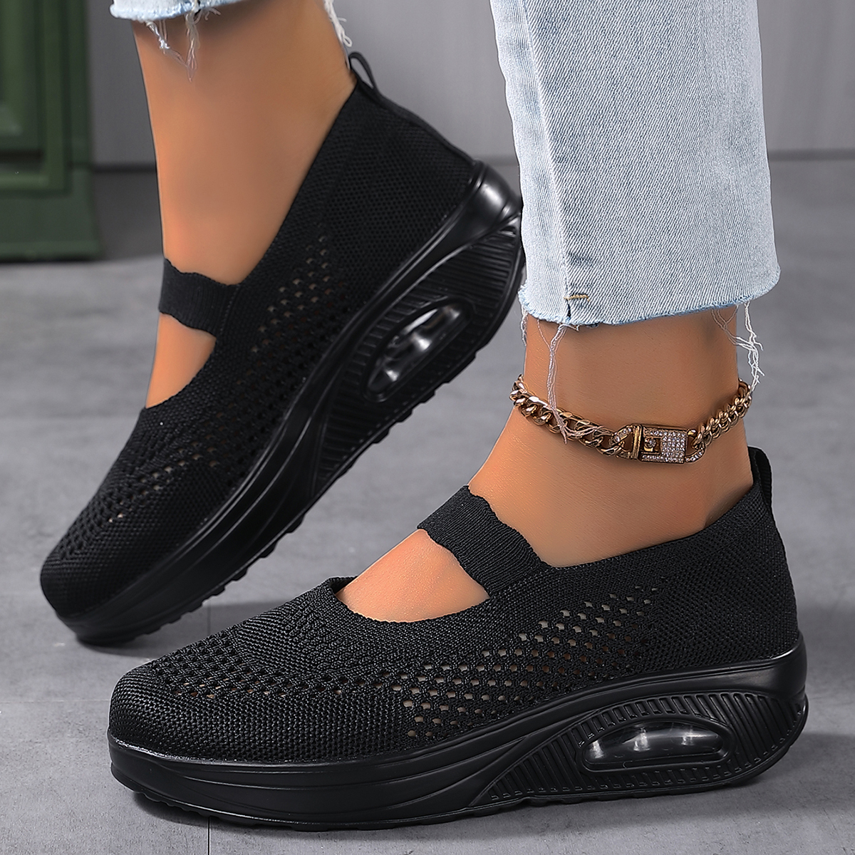 Fashion Woman Vulcanize Platfo - Running Gear Women ulasan dan harga